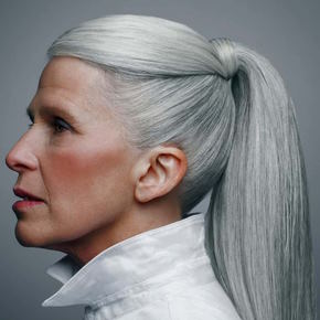 ponytails for classy older women